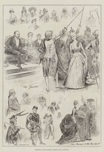 Schetsen op het schildersmasker, Royal Institute